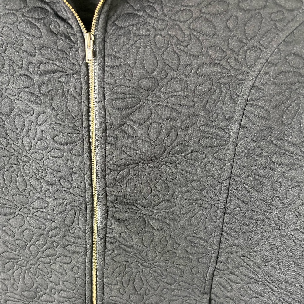 Elegant Black Women's Quilted Vest XL - Picture 3 of 9
